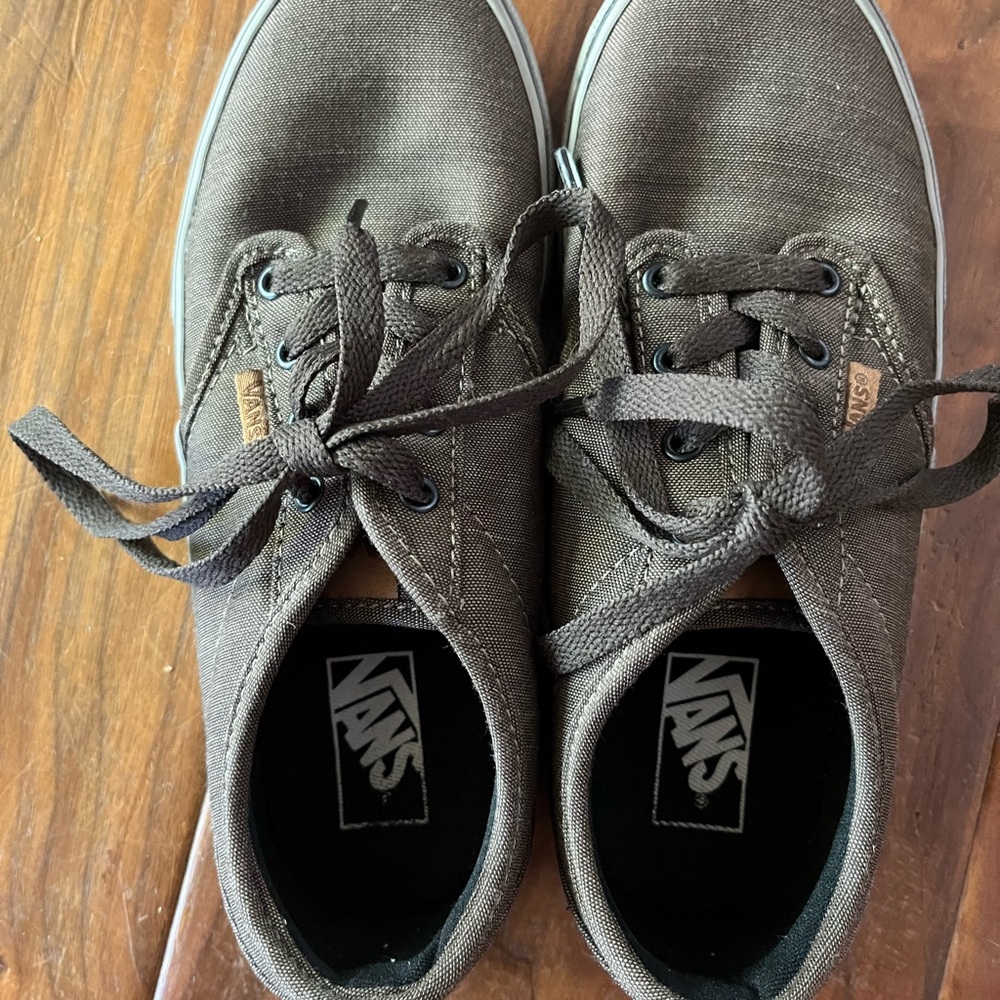 Vans Kids Charcoal Canvas Sneakers